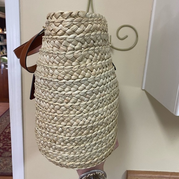 Coach Straw Basket Tote - Picture 4 of 12